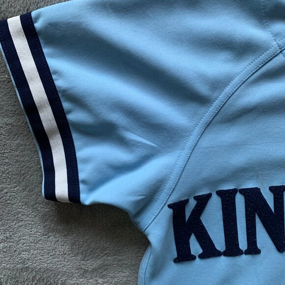 Vintage Japanese Button-Down Baseball Jersey. King Kong. Small/XS. Valio. - Picture 7 of 12